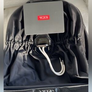 Tumi Black patent leather Backpack